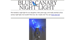 Desktop Screenshot of bluecanarynightlight.com
